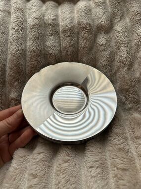 Nespresso Set of 6 Sleek Stainless Silver Coasters